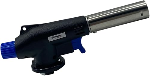 BTools Lötlampe, Lötbrenner, Gasbrenner, Bunsenbrenneraufsatz, Butangaskartusche - Cheap-Us