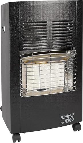 Einhell KGH 4200 Keramik Gasheizer (4200 Watt, inkl. Gasdruckregler), Schwarz - Cheap-Us