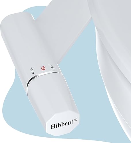 Hibbent Bidet Aufsatz mit Süßwasser – Slim Nicht Elektrisch Bidet Einsatz Für Toilette mit,Doppel Düsen Bidet Toilettenaufsatz,Spart Papier,Einfache Kontrolle WC-Aufsatz,Po-Dusche,Weiß - Cheap-Us