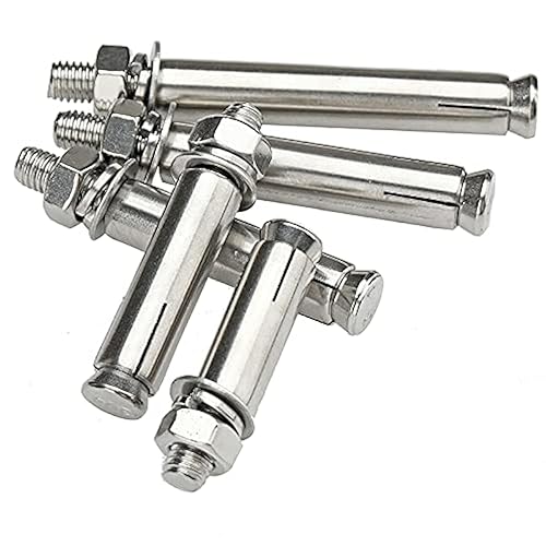 20X NUZAMAS M6x80mm Expansionsschrauben 304 Edelstahl-Expansionshülsen-Ankerbolzen Hochleistungs-Befestigungsanker für Schrauben Wandbau - Cheap-Us