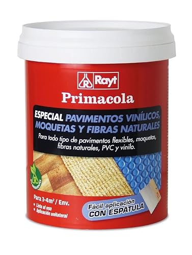 Rayt 555-09 Primacola C-15 Acrylkleber speziell für PVC, Vinylböden, Teppichböden, Textil- und Naturfasern. Lösemittelfrei Einfache Anwendung mit Spachtel, 1 kg. - Cheap-Us