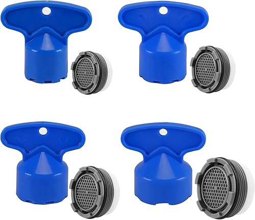 8-teiliges Set Wasserhahn Schlüssel für Aeratoren in verschiedenen Größen - M16.5/M18.5/M21.5/M24, Montageschlüssel für Wasserhähne, Durchflussregler Luftsprudler, Armaturen Perlator Schlüssel - Cheap-Us