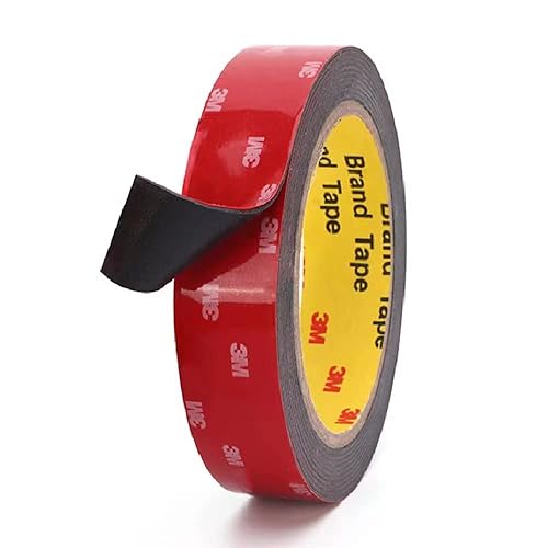 3M Doppelseitiges Klebeband Extra Stark, Wasserfest und Hochtemperaturbeständig für Auto, Heim- und Büro(2,5cm x 4,7m) - Cheap-Us