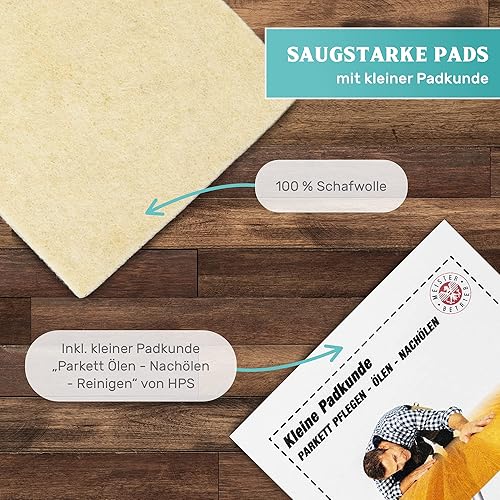 Auftrags und Polierpad WEIß - 12 Stück für den Handpadhalter und Stielpadhalter Professional - Cheap-Us