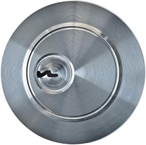 Sicher-Sticker 781490396483 Panzerriegelschloss-Attrappe, Matt, ca. 6,8 cm - Cheap-Us