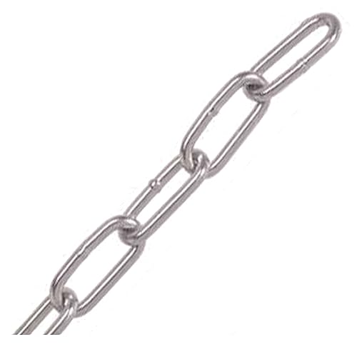Edelstahlkette, langgliedrig 8mm - Meterware - Cheap-Us