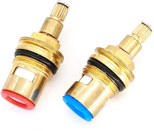 Messing 1/2' Keramik-Oberteile Ventiloberteil 90° armaturen für Zweigriffarmaturen Ventile Set - Cheap-Us