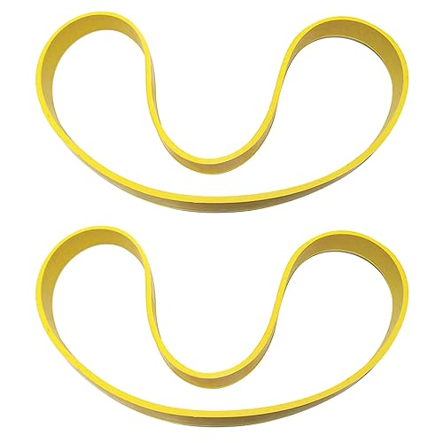 2 Stück Bandsägen Gummiband,Rutschfester Holzbearbeitung Bandsäge Gummiband Säge Scrollrad Gummiring,Zubehör für Bandsägen (8',205mm, Gelb) - Cheap-Us