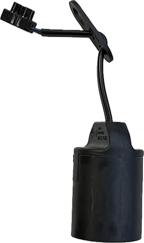 H + H Werkzeug 10 x Lampenfassungs-SET E27 + 1 x Spannungsprüfer/Phasenprüfer 45300 VDE (Baufassung Lampenfassung Renovierfassung Baustellenfassung) - Cheap-Us