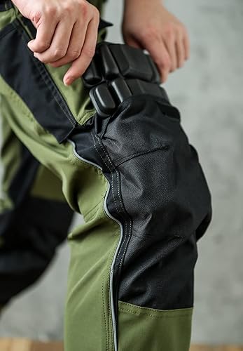 WORK IDEA Weiche Knieschützer, Arbeitshose, Knieschützer, Zertifikat EN14404 TYP 2, Parkettgärtnerei, Flexible Knieschützer, 1 Paar - Cheap-Us