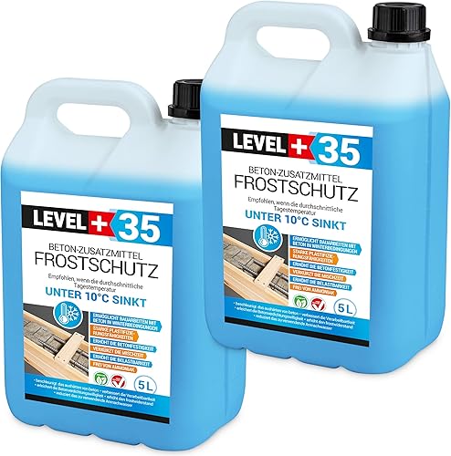 10 L Beton-Zusatzmittel Frostschutz Plastifizierer Betonzusatz Betonverflüssiger RM35 - Cheap-Us