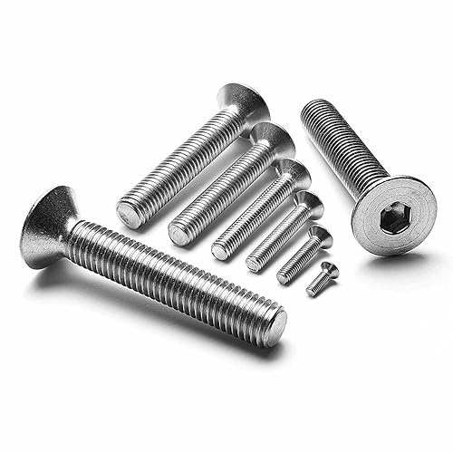 25 Stück M6 x 30 mm Senkkopfschrauben Edelstahl Innensechskant ISK DIN 7991 A4 VA V4A - Cheap-Us