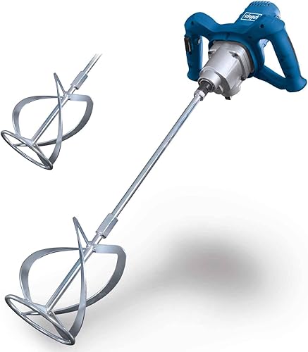 Scheppach Rührwerk PM1600 (Handrührwerk, 1600 Watt, Stablänge: 550mm, Rührkorb-Ø: 140mm, Drehzahlregulierung, 2-Gang-Getriebe, ergonomisch, Rühreraufnahme: M14) - Cheap-Us