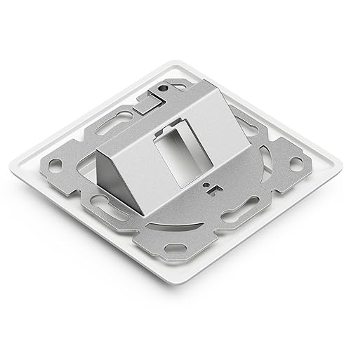 deleyCON 1x CAT6a Keystone Netzwerkdosen Set Unterputz 1x Netzwerkdose 1x Keystone Modul STP Geschirmt Metall Gehäuse RJ45 Jack Datendose Netzwerkkabel - Cheap-Us