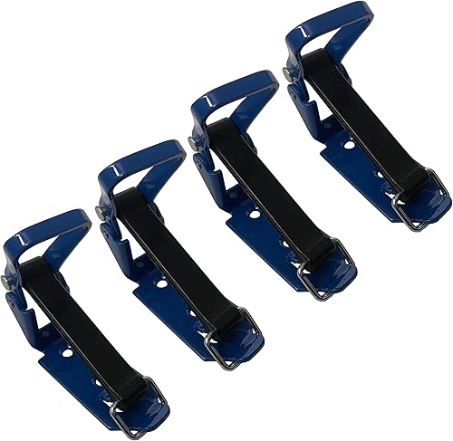 4X 80mm Schaufelhalter Besenhalter Axthalter Ladungssicherung (Silber) - Cheap-Us