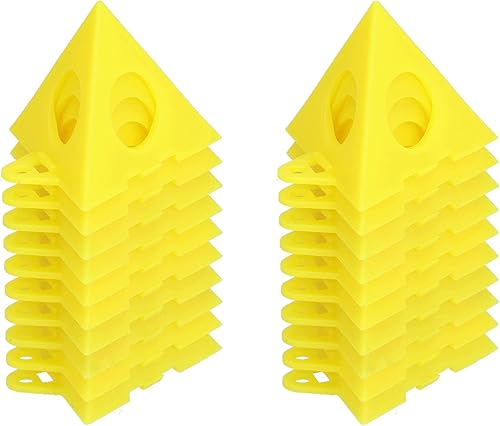 Kegel-Malständer, Pyramidenständer, 20-teiliger Maler-Malständer, Mini-Kegel-Farbständer, Leinwand- und Türständer, Solider Kunststoff-Kegelständer, Erhöht für Saubere Farbe - Cheap-Us