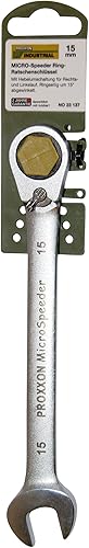 PROXXON 23137 MicroSpeeder 15mm Ring-Maul Ratschenschlüssel - Cheap-Us