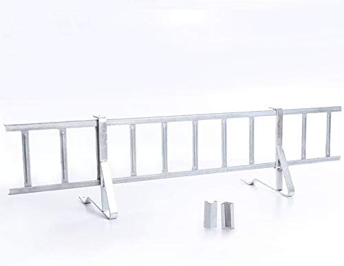 Bylica Komplettes Schneefanggitter für Dachziegel, Schneefangsystem, Verzinkt - Cheap-Us