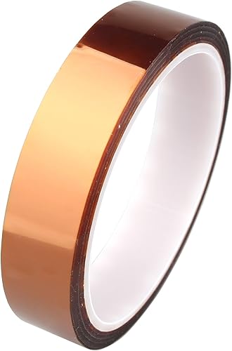 HALJIA 20 mm x 33 m/100 Ft Polyimide High Temperature Heat Resistant Tape for 3D Printer Spacer Cabinet/Electric Task/Printed Circuit Board Solder Task/Insulating Temperature Resistant up to 280 'C - Cheap-Us