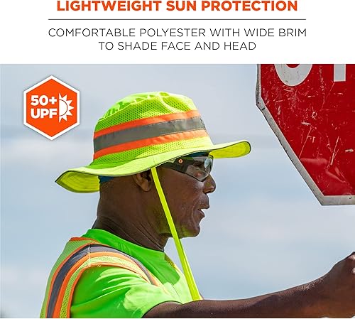 GLoWEAR 8935 Große Klasse mit Kopfbedeckungen Warnschutz-Rangerhut – Lime – parent, 8935 - Cheap-Us