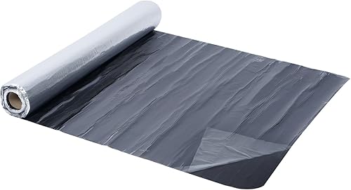 MYOYAY Alu Dachbahn 10m*1m Dachfolie selbstklebend Bitumenbahn, Bitumendichtbahn, Metalldach Alukaschiert ,Bitumen Mit Alubeschichtung für Dach Flachdach Carport Garage - Cheap-Us