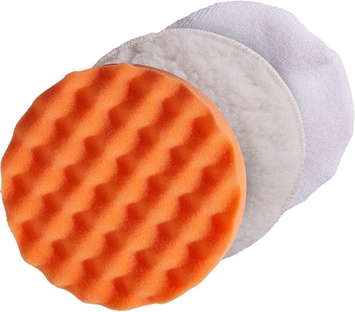 Formula 1 Poliermaschine 900 W/230V, 600-4.000 U/Min Drehzahl, Soft Start, geräuscharm, 150mm Scheiben-ø, umfangreiches Zubehör - Cheap-Us