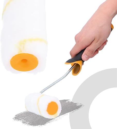 10 Farbroller 15 cm Ersatzwalze Ersatzrolle Malerrolle Malerwalze Farbwalze Farbe Latex Streichen Malen Kleinflächen Fasseadenroller Wandfarbe Anti-Spritz-Roller Malerbedarf - Cheap-Us