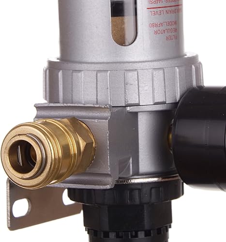 Druckluft Filter 5UM Wartungseinheit Druckminderer Regler für Kompressor Schnellkupplung - Cheap-Us