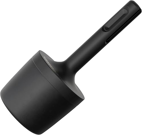 CSOOM 95x40mm Leistungsstarker Gummihammer, Angetriebener Gummihammer mit SDS PLUS Griff, Ideal für Heizkörper, Bankkantenschneiden, Rohrvibrationen, etc. - Cheap-Us
