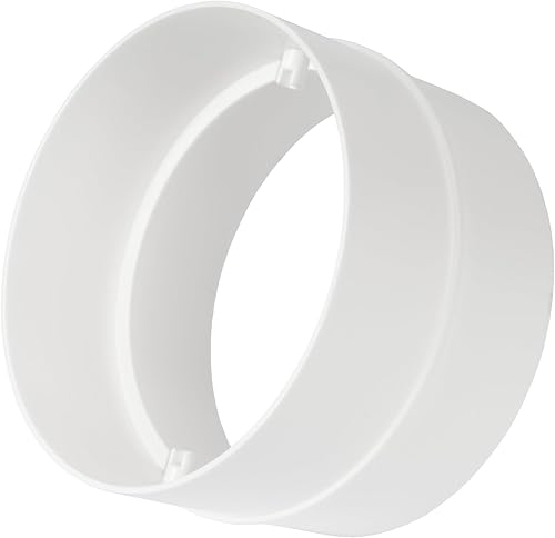 Vent Systems Ø100mm Runder Kanalverbinder für gerade oder flexible Rohre. Lüftungsrohranschluss. Heizungs-, Kühlungs- und Lüftungsanwendungen. (1, 100mm) - Cheap-Us