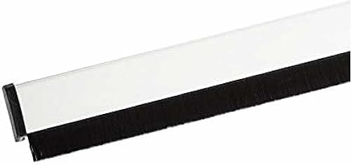 Automatik Türbodendichtung aus Aluminium Bürstendichtung in 2 Farben (Weiß) - Cheap-Us