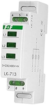 Phasenkontrolle 3x230V+N Leuchtmelder LK-713G grün 3 Phasen F&F 6004 - Cheap-Us