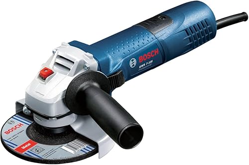 Bosch Professional Winkelschleifer GWS 7-125 (Scheiben-Ø 125mm, Leistung 720 Watt, inkl. Zusatzhandgriff, Aufnahmeflansch, Schutzhaube, Spannmutter, Zweilochschlüssel) - Cheap-Us
