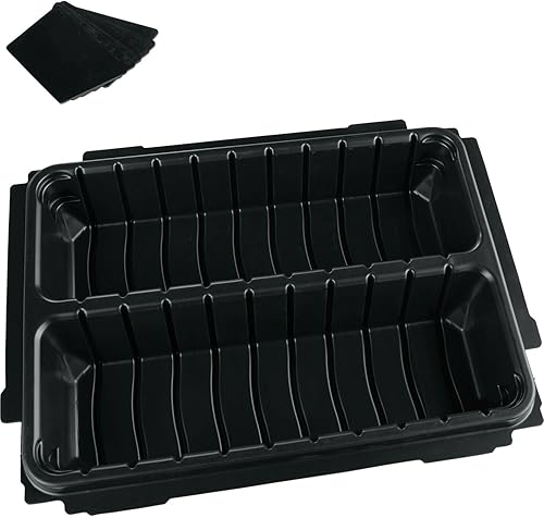 Makita P-83680 Varioeinsatz, 2 große Fächer inklusive Trennwände zur Einteilung von bspw. Zubehör, passend für MAKPAC-Systemkoffer - Cheap-Us