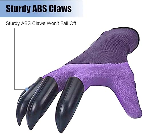 Garden Genie Handschuhe mit Krallen, wasserdichte Gartenhandschuhe zum Graben und Pflanzen, beste Gartengeschenke für Damen und Herren (2 Paar) - Cheap-Us