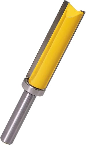 WSOOX 8mm Schaft Professional Bündigfräser Expert for Wood (Holz und Laminat, Ø 14 mm, Arbeitslänge 50.8 mm, Gesamtlänge 91 mm, Zubehör Handfräse) - Cheap-Us