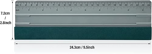 FOSHIO 10 Inch Rakel mit Filzkante Filzrakel Absolvent zur Verklebung von Folie Wandtattoo,Fensterfolie Tönungsfolie Rakel für Auto - Cheap-Us