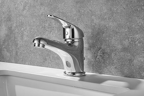 Einhebelarmatur Niederdruck DUBLIN, chrom, 14.5 x 5 x 13.5 cm - Cheap-Us