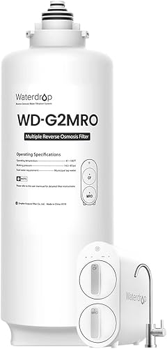 Waterdrop WD-G2MRO Filter, 2 Jahre Lebensdauer, Ersatz für WD-G2-B, WD-G2-W Umkehrosmose-System - Cheap-Us