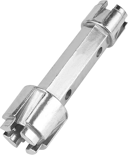 Waschbecken Installer Werkzeug, Multifunktionaler Spülenschlüssel Installer, Doppelendschlüssel Für Abfluss, Rostfreier Abflussschlüssel, Schmiedeschlüssel Aus Legierung, Wannenabflusswerkzeug - Cheap-Us