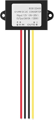 Jadeshay Spannungswandler 12V auf 24V, DC DC Wandler 12V Auf 24V 5A Boost Modul 120W Step Up Modul Spannungsregler - Cheap-Us