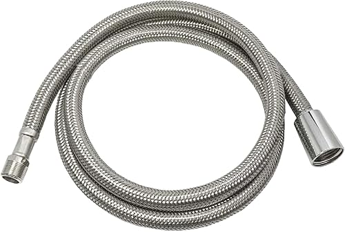 tecuro | Ersatz Brauseschlauch Schlauch | für Geschirrbrause Küchenarmaturen | Anschluss M15/1 x 1/2 Zoll Konusmutter | Länge 120 cm | Edelstahlumflechtung | Made in Germany | 23202 - Cheap-Us