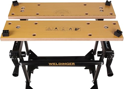 WELDINGER Werkbank 6-fach verstellbar (Spanntisch Werktisch) - Cheap-Us