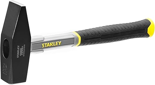 Stanley STHT0-51910 Schlosserhammer Fiberglas 1,000 g (Länge 295 mm, polierter Kopf) schwarz - Cheap-Us