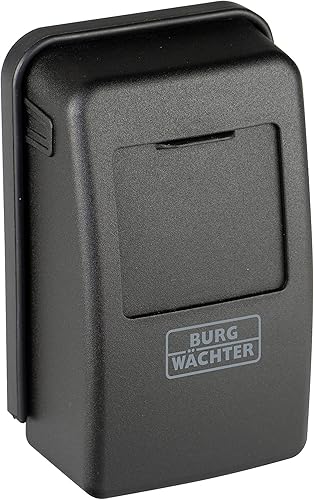 Burg-Wächter Schlüsseltresor mit 4-stelligem Zahlencode für außen und innen, magnetisch, beleuchtet, sicher, Wandmontage, Key Safe 60 L SB, Schwarz - Cheap-Us
