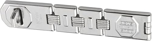 ABUS Gelenk-Überfalle 110/155 - Vorrichtung für Vorhängeschlösser - für aufschlagende Türen und Ecklösungen - 02994 - ABUS-Sicherheitslevel 8 - Silberfarben - Cheap-Us