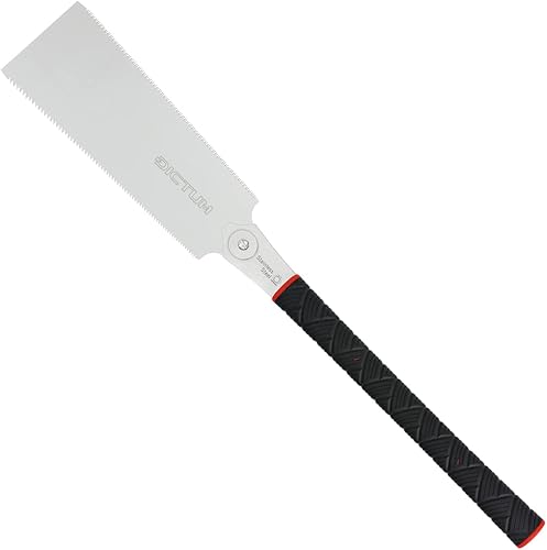 DICTUM® Ryoba Seiun 240 | Power Grip | Vielseitige Japansäge für präzise Schnitte | Besonders feine Trapezverzahnung | Blattlänge 240 mm | Gesamtlänge 580 mm - Cheap-Us