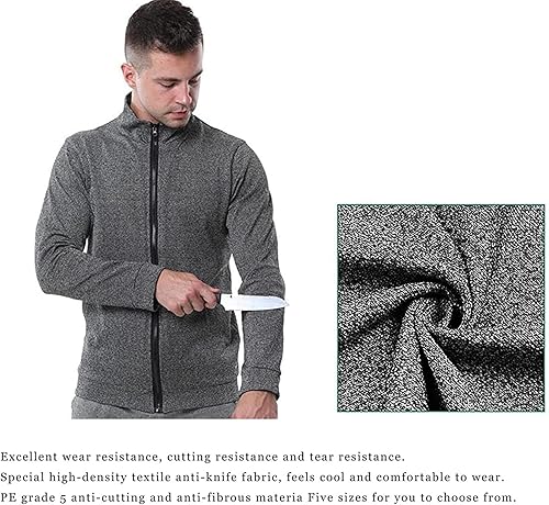 5-Stufen-Stichschutzwesten, sichere Kleidung, Taktische Anti-Schnitt-Sicherheitsjacke, beständig für Polizei und Personal - Cheap-Us