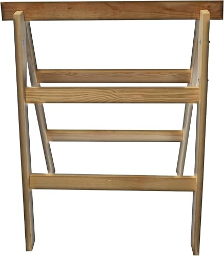 DEWEPRO® Holz-Klappbock 2 sprossig - Unterstellbock - Gerüstbock - Arbeitsbock - Werkbock - Tischlerbock - Montagebock - Holzbock klappbar - Cheap-Us