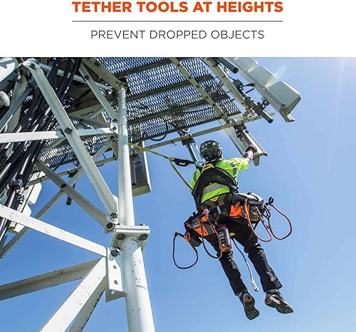 ERGODYNE E3100 Single Clasp Lanyard Tool Holder Extended 42-54in - Cheap-Us